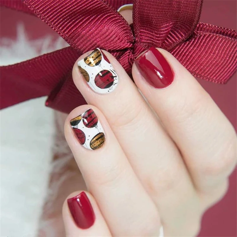 Наклейки для ногтей BORN PRETTY трафареты дизайна украшения BPX L013|templates for nails|nail stamping