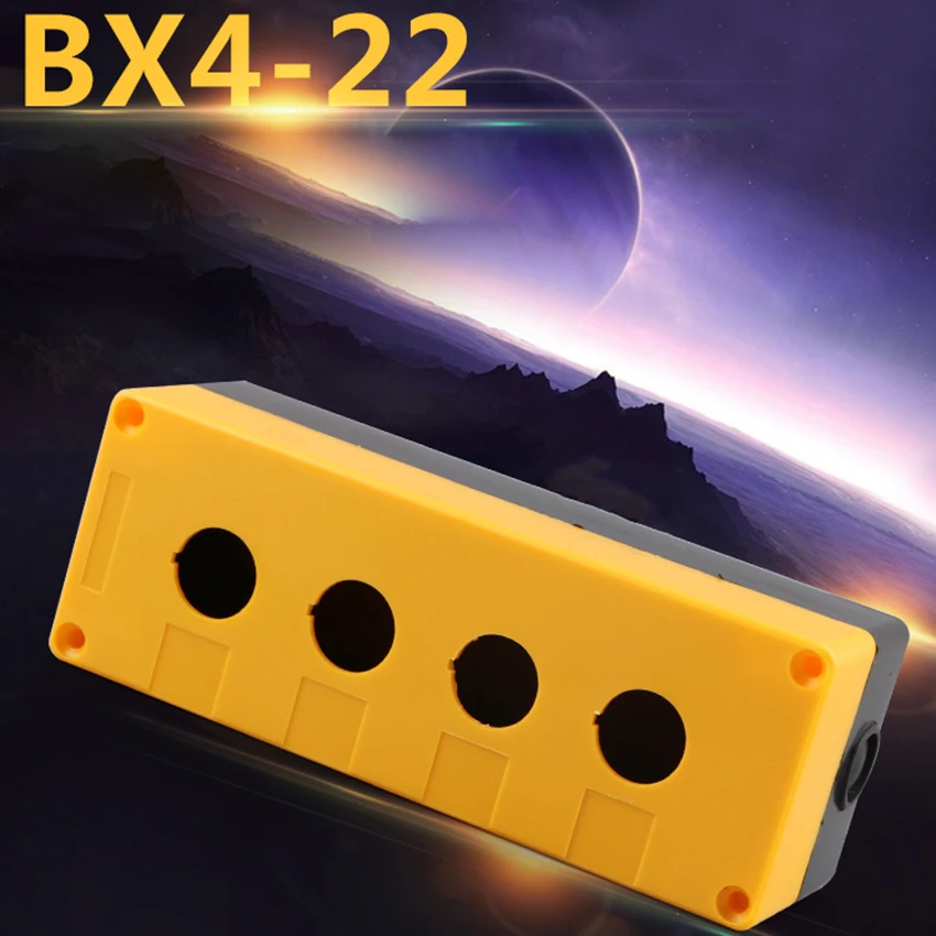 Пластиковый электронный проекционный ящик Аварийная остановка кнопочный