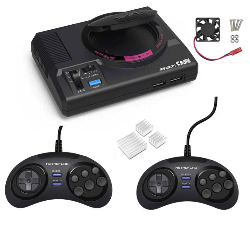 Retroflag MEGAPi чехол/игровой контроллер функциональная кнопка для Raspberry Pi 3 B Plus(3B+)/3B/2B