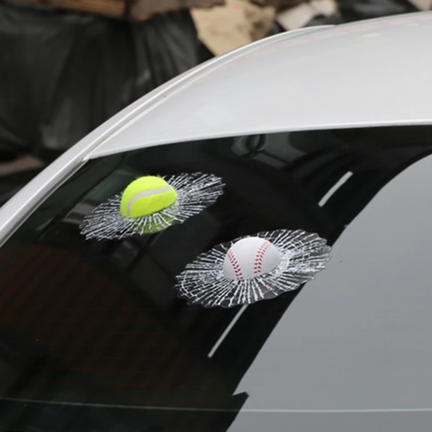 Новые наклейки на окна автомобиля автомобильные 3D для бейсбольные мячи тенниса