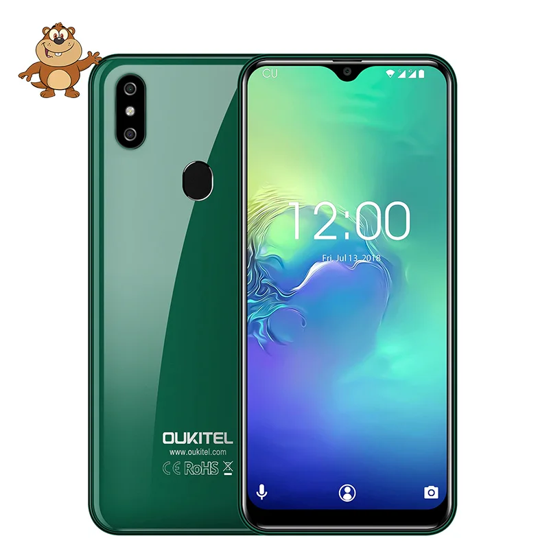 OUKITEL C15 Pro 2 ГБ 16 Android 9 0 мобильный телефон MT6761 отпечаток пальца лица ID 4G LTE смартфон