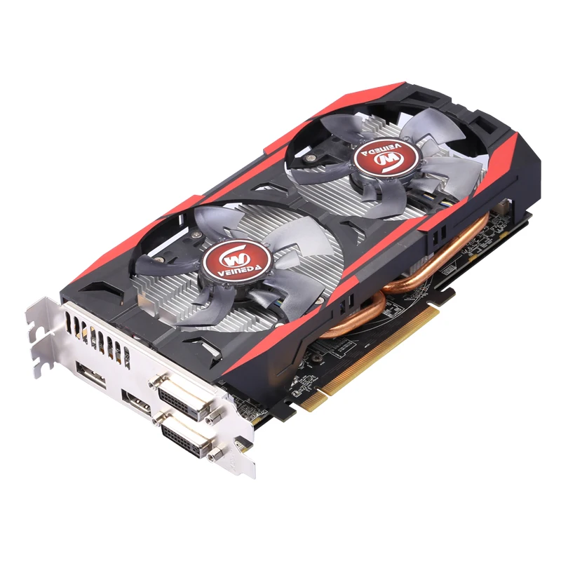 VEINEDA видеокарты 100% оригинальный R9 370 4 Гб 256Bit GDDR5 стационарного персонального