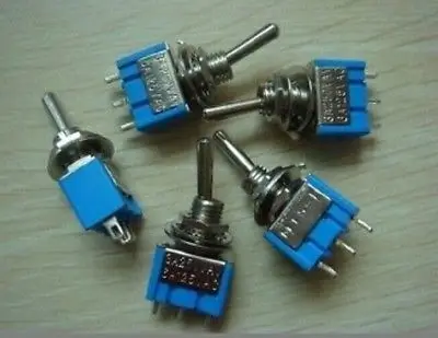 

50 шт. 3-контактный тумблер SPDT ON-ON 6A 125VAC