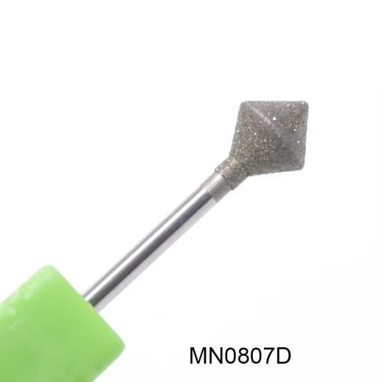 MN0807D 1 шт. Алмазная дрель для ногтей 3/3" вращающаяся фреза для маникюра Электрический аппарат пилочки для ногтей аксессуары 14 типов TR056 - Цвет: MN0807D