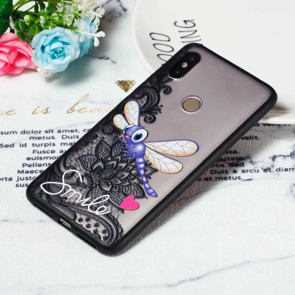 Милые прозрачные чехол для телефона Xiaomi Redmi S2 Y2 mi8 матовый Животные с рисунком в