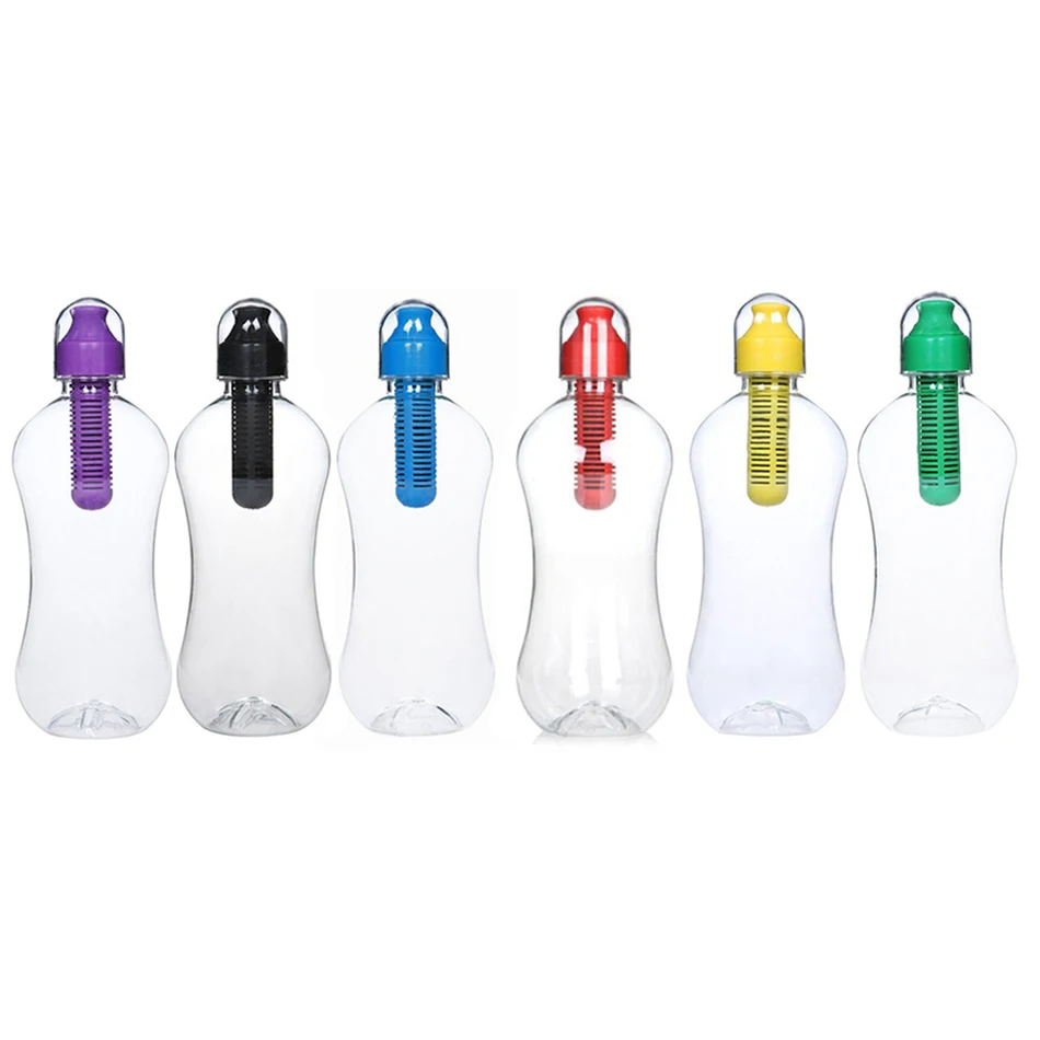 6 цветов 550 мл бутылка с фильтром для воды активного отдыха пешего туризма