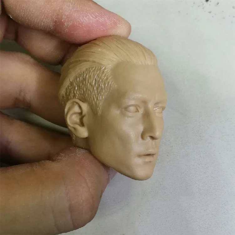 

1/6 Daniel Wu Asian Male Star Unpainted Head Sculpt Model for 12" Figure