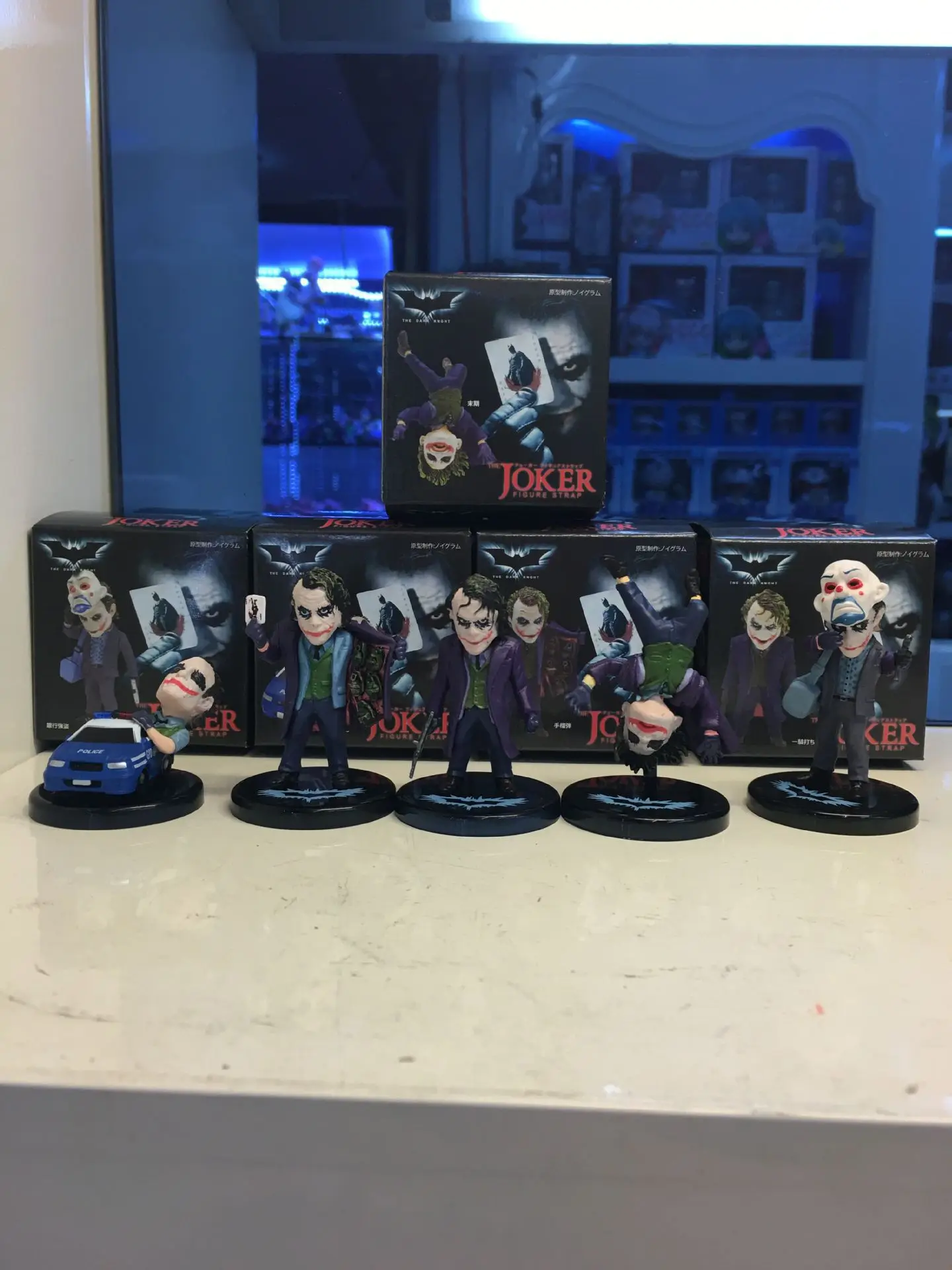 5 шт./компл. экшн фигурка Темного рыцаря Джокера из ПВХ Коллекционная модель