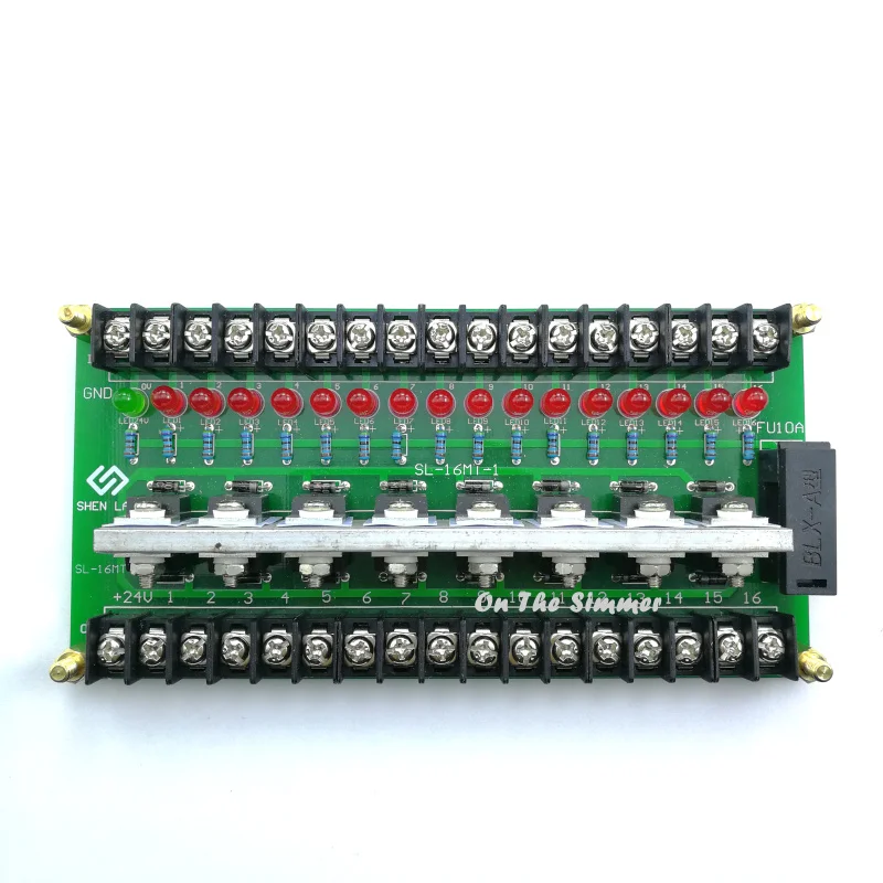 

16 channel transistor PLC amplifier board output board power board transistor PLC protection board