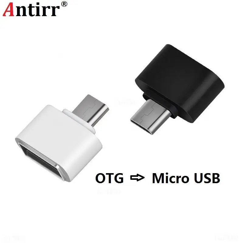 Antirr Mini Micro Usb Otg Cable To USB OTG Adapter For Samsung HTC Xiaomi Sony LG Android OTG Card Reader Usb OTG adapter