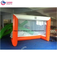 beach football shoot game inflatable water soccer field for sale 2 2ml customized logo inflatable football goal for kid adult