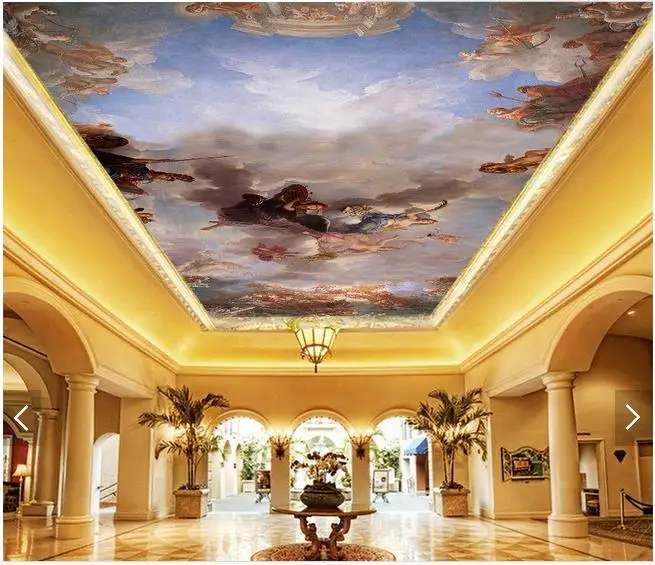 Пользовательские фото обои 3d потолочные фрески фигурка Френки на вознесение