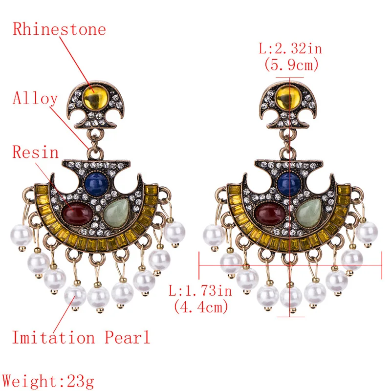 Индийские серьги-подвески Jhumki Jhumka с белым искусственным жемчугом, женские винтажные античные золотые свадебные вечерние ювелирные изделия, Прямая поставка