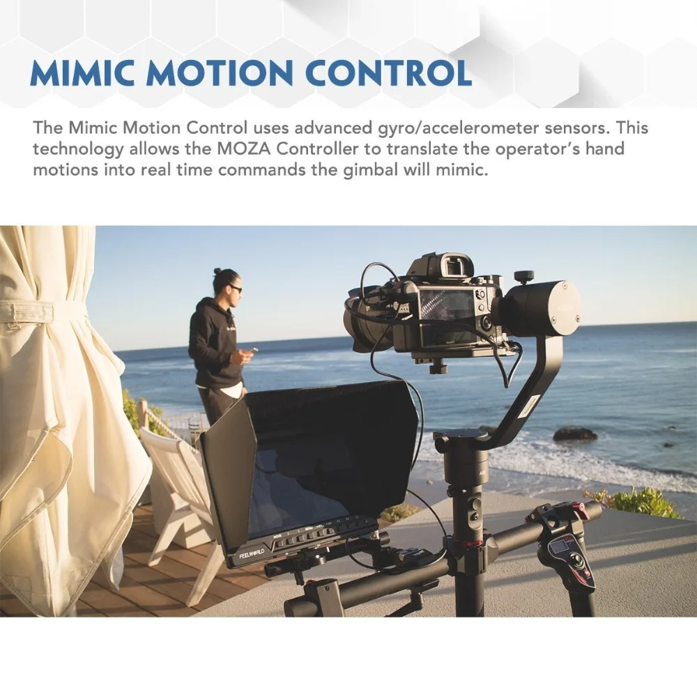 MOZA беспроводной контроллер на палец с последующим управлением для Air Gimbal