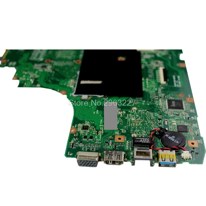 Для ASUS K46C K46CM K46CB S46C A46C Материнская плата ноутбука K46CM A46C REV2.0 интегрирован с cpu 1007 на борту проходят