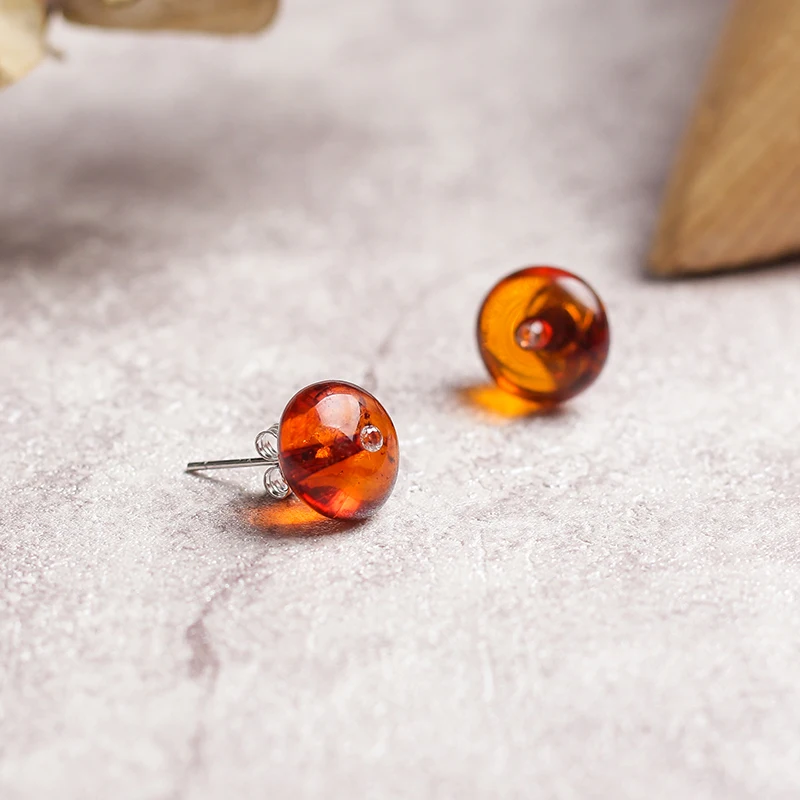 Роскошный стиль серьги из стерлингового серебра 925 пробы инкрустированные 100%