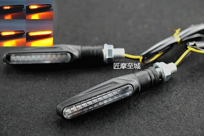 Универсальный гибкий светодиодный фонарь для мотоцикла со светодиодным