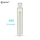 KEYYOU NO.92 Автомобильная флип-магнитола для Hyundai для KIA, флип-магнитола с двумя слотами, необработанное лезвие