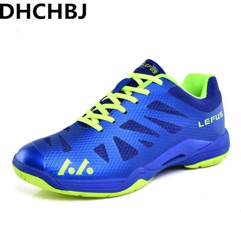 

Lightweight Breathable Badminton Shoes for Men Lace-up Sport Shoes Men's Training Athletic Shoe Anti-Slippery Tennis Sneakers