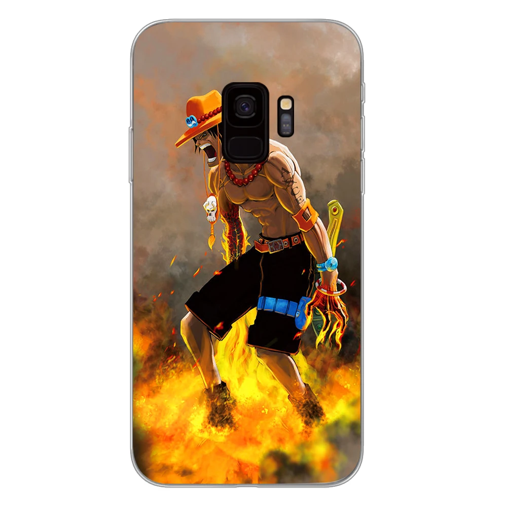 8 One Piece Эйс комиксов чехол для телефона для samsung Galaxy S10 S10E S8 плюс S6 S7 край S9 S10e плюс Чехол - Цвет: 8
