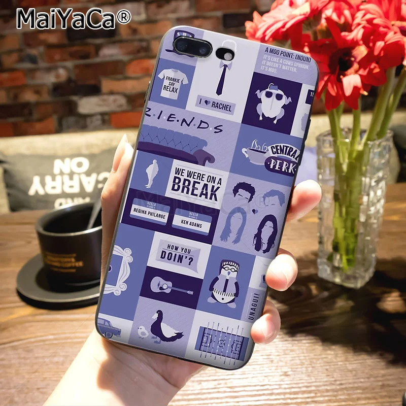 MaiYaCa friends tv силиконовый мягкий чехол для телефона для iPhone 8 7 6S Plus X XS MAX XR 5S SE 11pro чехол серия friends фиолетовая дверь - Цвет: 14