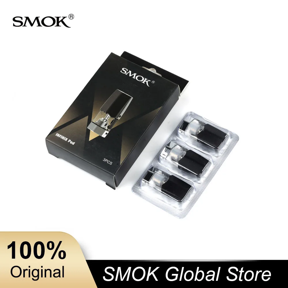 3 шт./упак. картридж SMOK Infinix Pod для замены катушки 2 мл емкость Smok Starter Kit Vape Замена