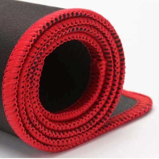 Игровой коврик для мыши pbpad с закругленными краями красный/черный высокое