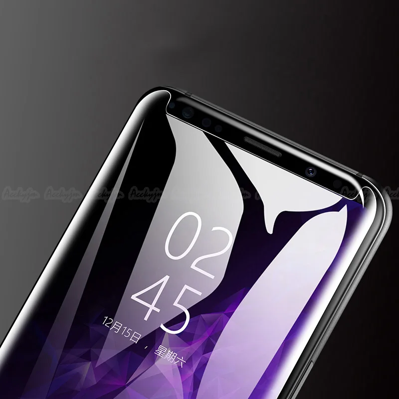 UVR для Note 8 S8 Plus, 3D, полностью проклеенное закаленное стекло для samsung Galaxy Note8 S8Plus, чехол, дружественный, полный клей, защита экрана