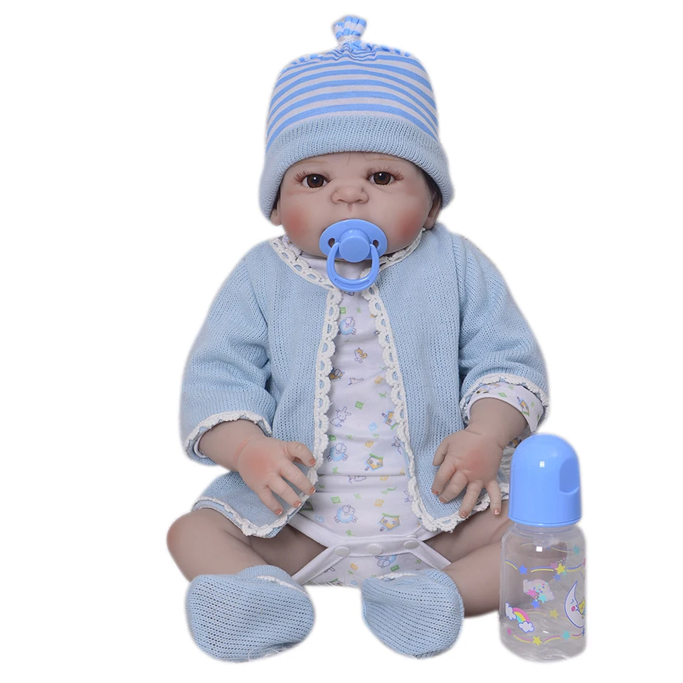 23 &quotполноразмерные силиконовые виниловые куклы reborn для мальчиков поддельные