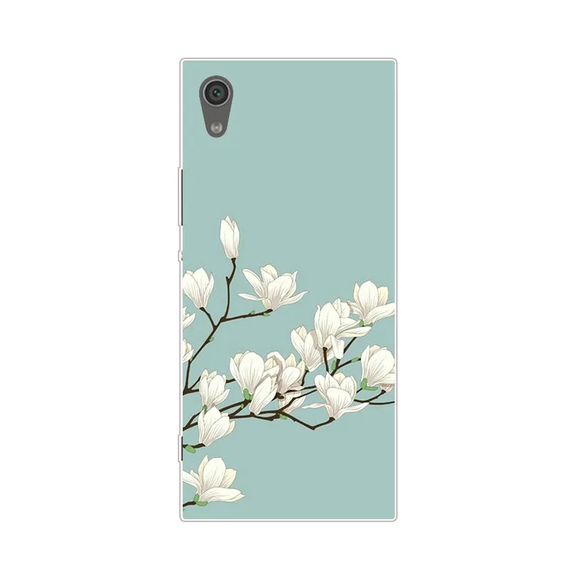 Чехол для sony Xperia Xa1 Plus, силиконовая Мягкая задняя крышка из ТПУ с цветочным рисунком для sony Xperia Xa1, ультразащитные чехлы для телефонов