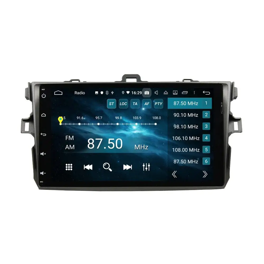 

PX6 Android 10 4gb+64gb Car Radio DVD GPS Navigation for Toyota Corolla 2006-2011 Bluetooth 5.0 WIFI Multimedia Player