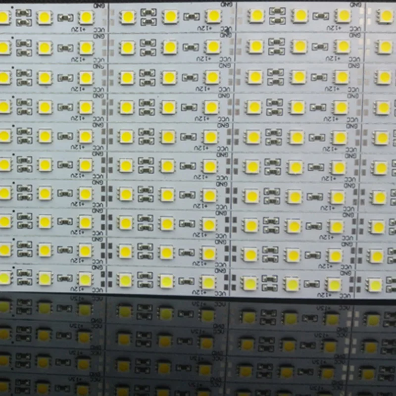 

5050 led rigid strip 100pcs*1m 5050 LED Bar Light Rigid Strip Kitchen LED Under Cabinet Light Closet Sink