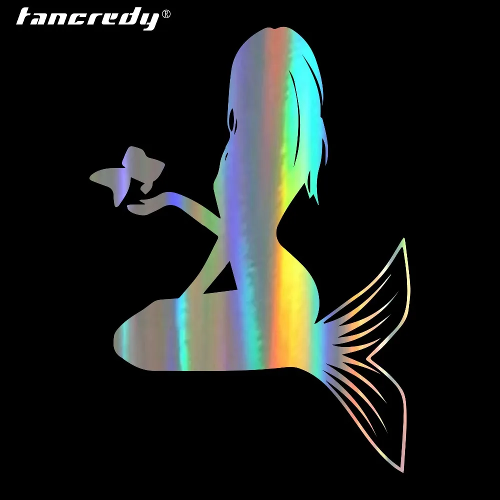 Tangcredy Lovely Mermaid на рифах наклейки бампер автомобиля и для стайлинга декоративные