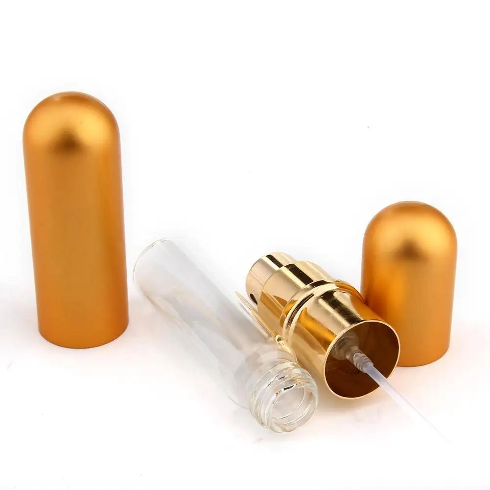 Портативный мини флакон для духов 5 мл алюминиевый распылитель пустой парфюмерии