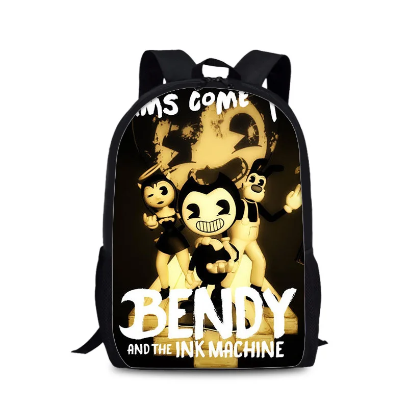 Рюкзак Bendy And The Ink Machine для подростков школьный рюкзак студенческий повседневный