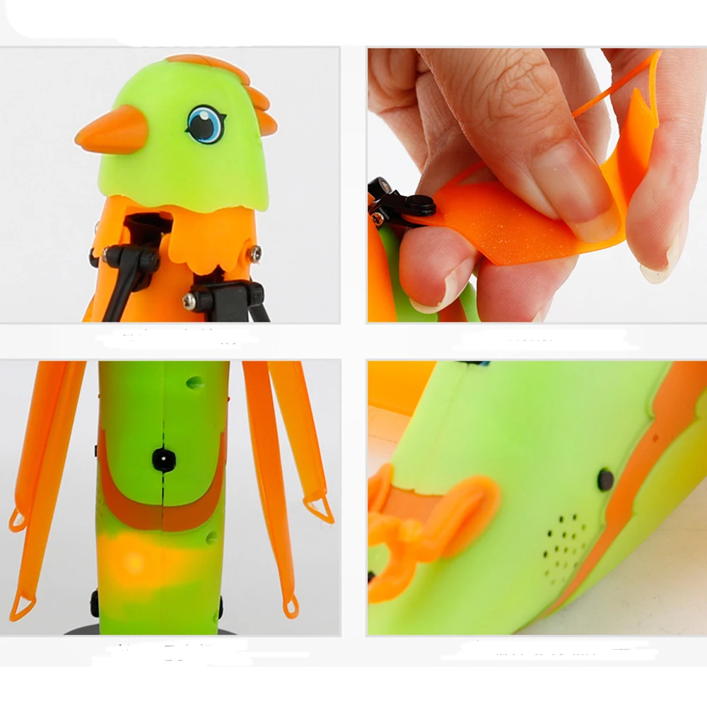 Индукционная Птица Вертолет Самолет креативный USB летающая птица с музыкальным