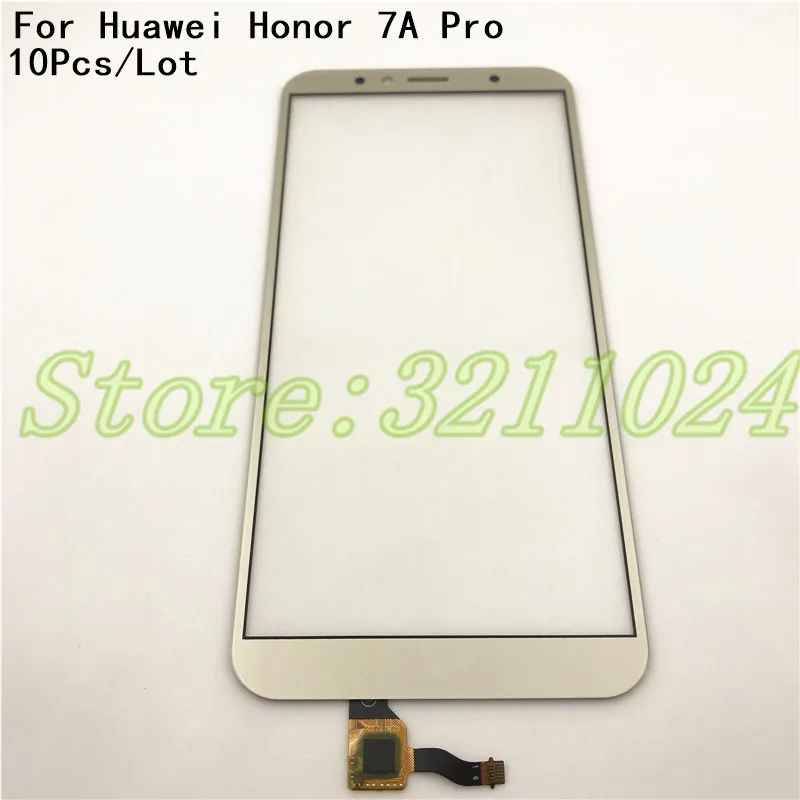 

10Pcs/Lot 5.7" For Huawei Honor 7A Pro AUM-L29 Honor 7C AUM-L41 Touch Screen Digitizer Sensor Outer Glass Lens Panel With Logo