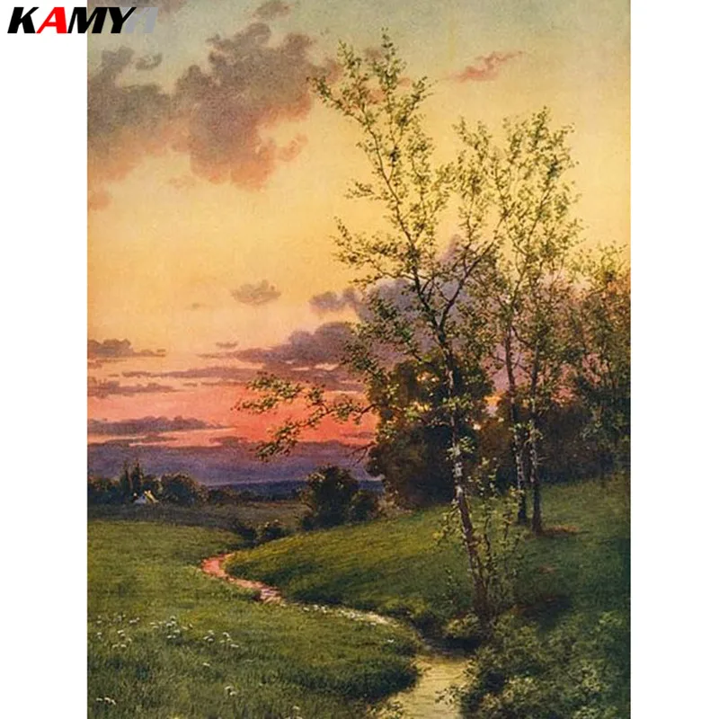 

5D DIY Алмазная вышивка крик и трава полный квадрат/круглая Алмазная мозаика украшение для дома алмазная живопись XY1