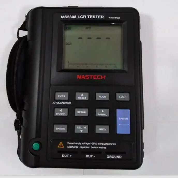 Портативный Измеритель LCR Mastech MS5308 с автоматическим диапазоном высокая
