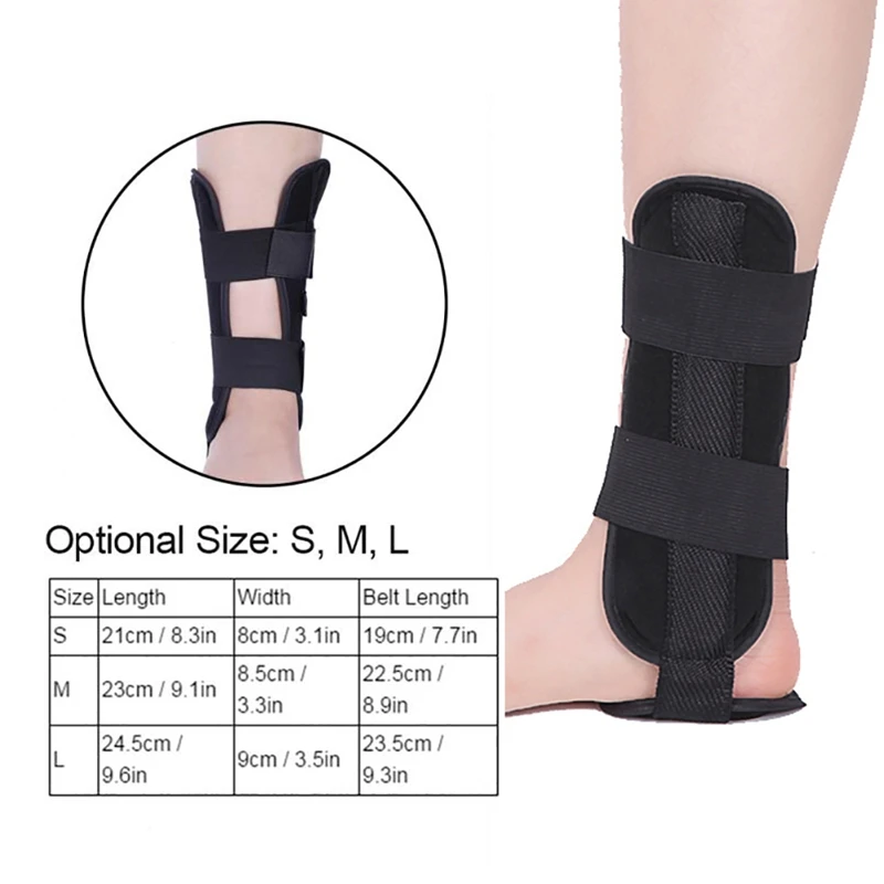 

1pc Ankle Protection Strap Fitness Breathable Sprained Ankle Support Foot Heel Cover Aluminum Plate Protective Guard Wrap