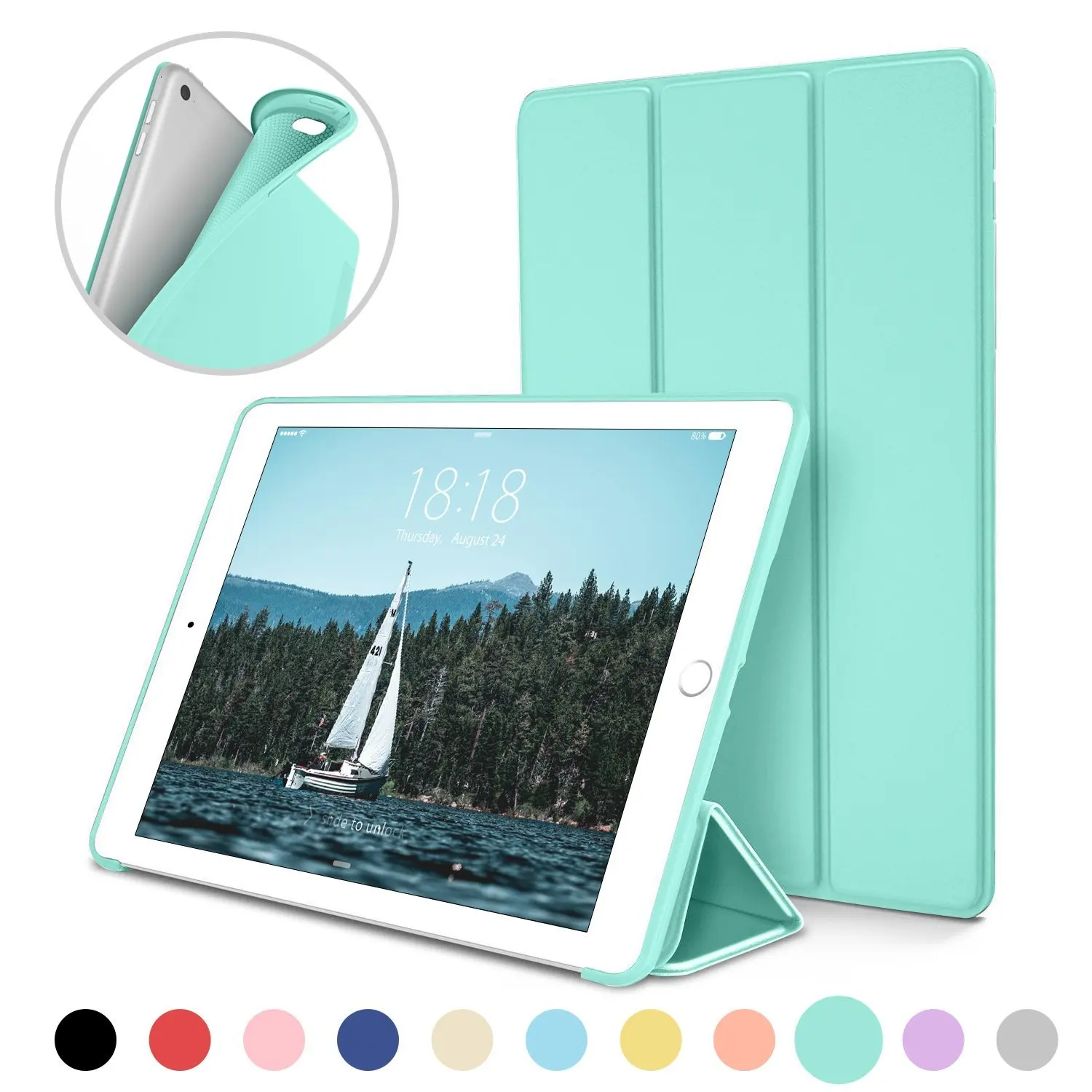Чехол для iPad Mini 4 A1538 A1550 мягкий силиконовый чехол из искусственной кожи с
