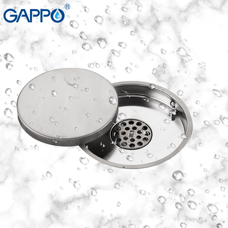 GAPPO дренажи из нержавеющей стали анти запах ванная комната покрытие для пола Drainers