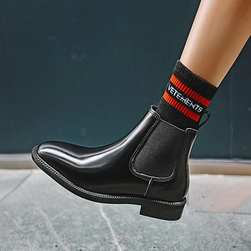 CMSOLO Ankle Boots Women PU Leather Autumn Winter Fashion Female Short British Style Outdoor Shoes Quality New Arrival Hot | Обувь