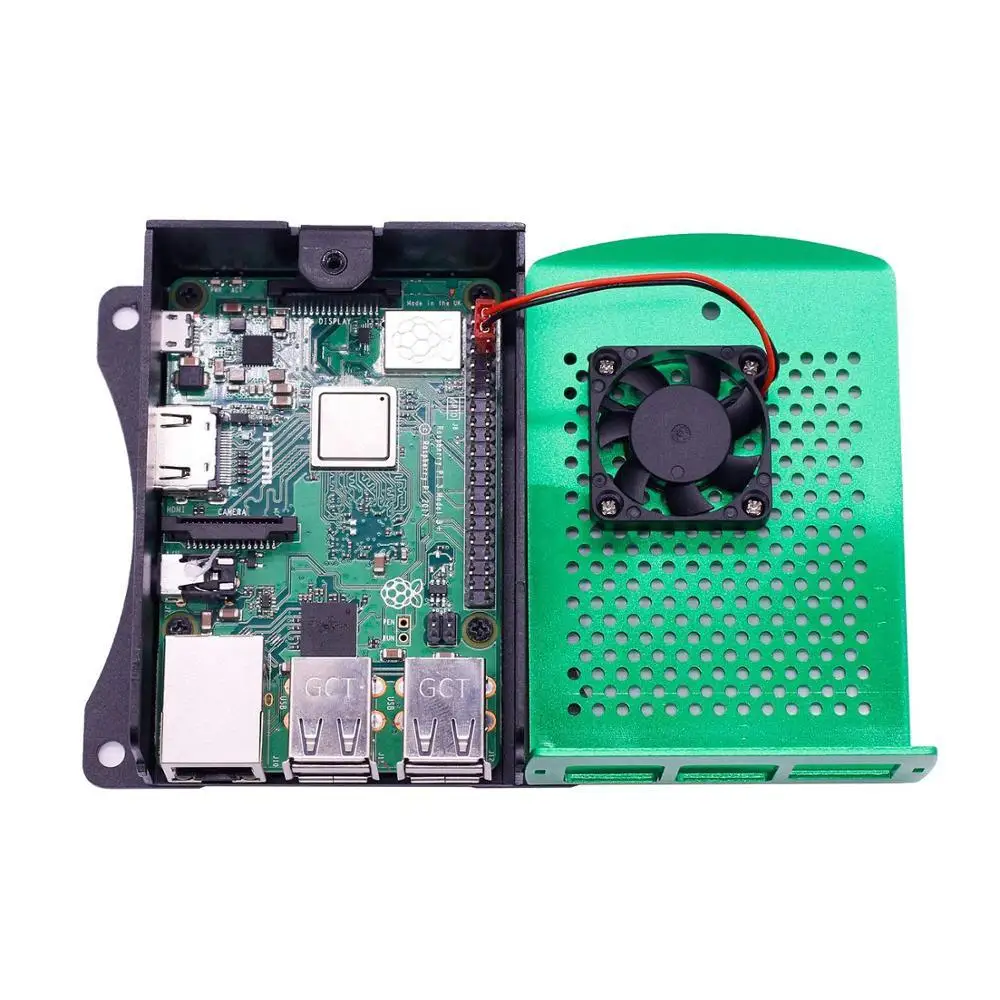 Raspberry Pi 3 Model B + Алюминиевый Чехол металлический Pi3 Модель комплект охлаждающих