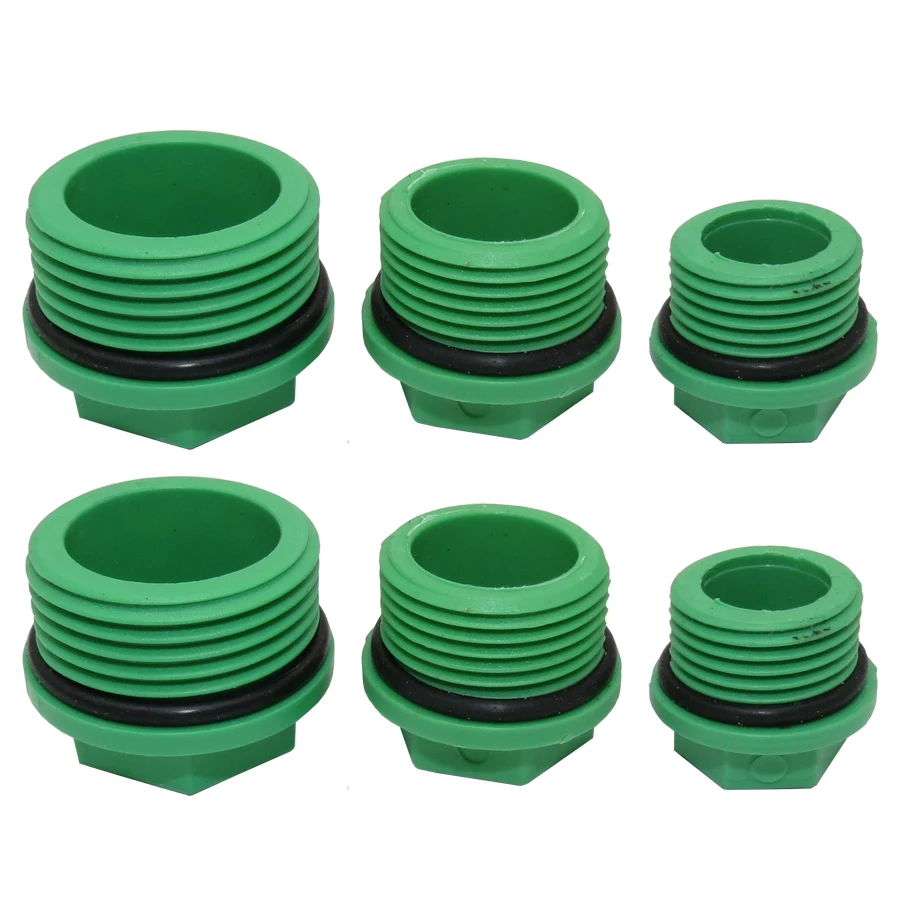 MUCIAKIE G1/2 G3/4 G1 ''штекер PPR с резьбой фитинги для труб заглушка трубы BSP
