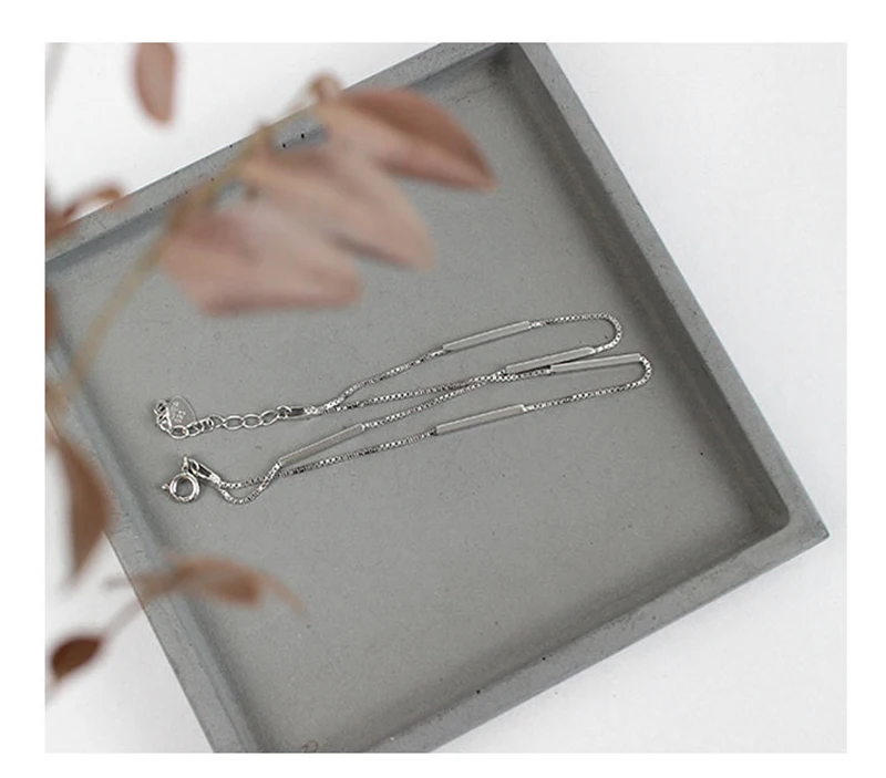 925 sterling silver multi-layer box chains bracelets for women pulseras mujer square tube &amp bangles jewelry | Украшения и