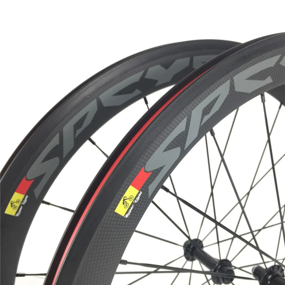 Spcycle Углеродные велосипедные колеса 700C 50 мм Clincher набор колес для карбонового дорожного велосипеда 3 к глянцевые матовые Углеродные колёса для гоночного велосипеда R13 ступицы
