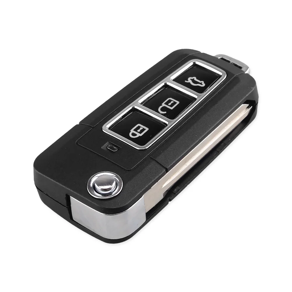 KEYYOU 3 кнопки модифицированный дистанционный Складной автомобильный ключ