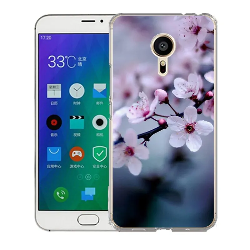 QMSWEI TPU Soft Phone Case For Meilan MX6 pro6 u20 E2 m3 M5 M5s metal Note3 U10 Clear Flora Chocolate Leaf Cover Free Shipping |