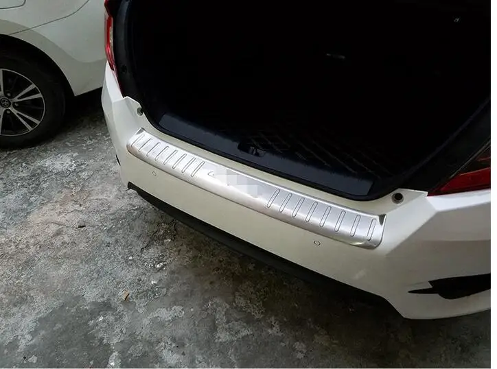 Защитная накладка на багажник для Honda Civic 10 седан 2016 2017 внутренний + внешний задний